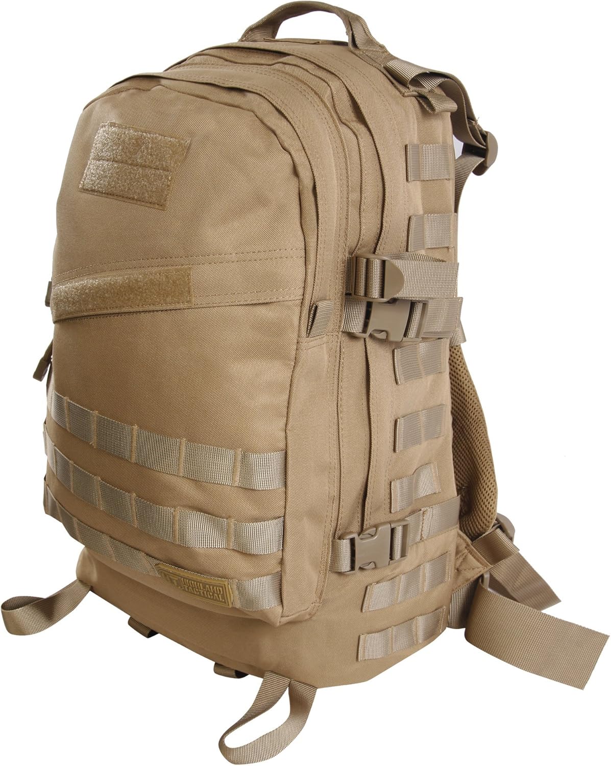 highland tactical 男式隐形重型战术背包, 沙漠色, 均码, 隐形